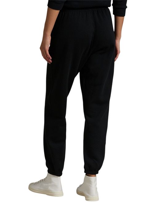 pantalone donna in felpa nero Ralph Lauren | 211943009003